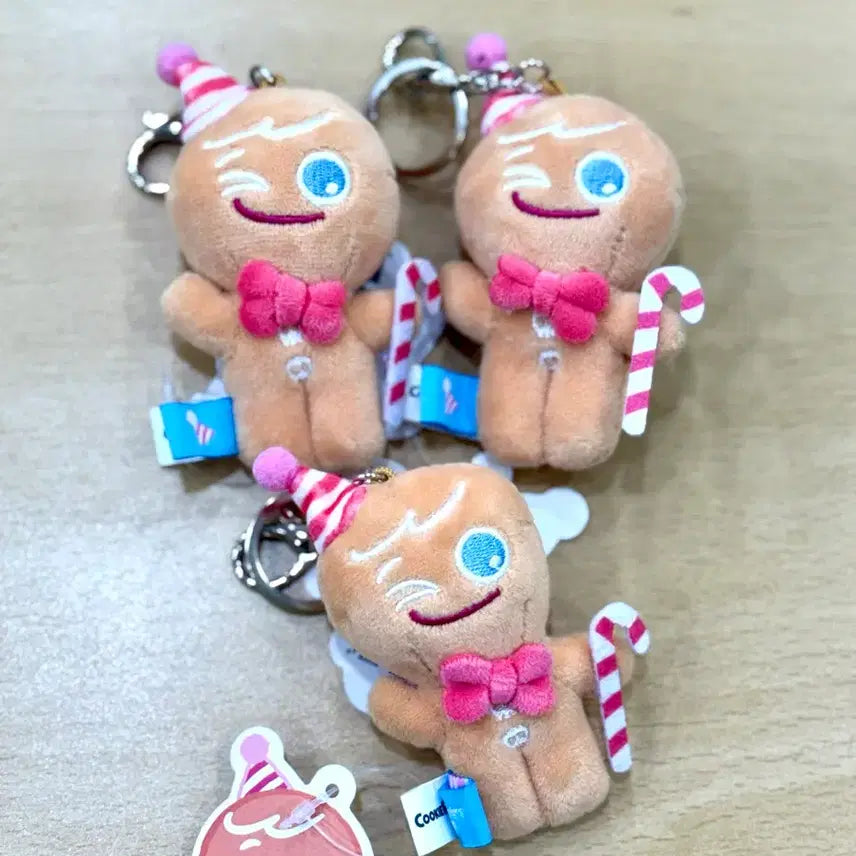 [BUNJANG] Cookierun Brave Cookie Doll Keyring Bundle Set (New) / 쿠키런cookierun 용감한 쿠키 인형 뽑기 열쇠가방고리키링 인형 3개 일괄(새상품)