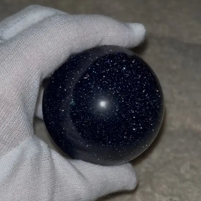[BUNJANG] Blue Sandstone Sphere Raw Stone / 블루샌드스톤 청사금석 스피어 수정 구 원석