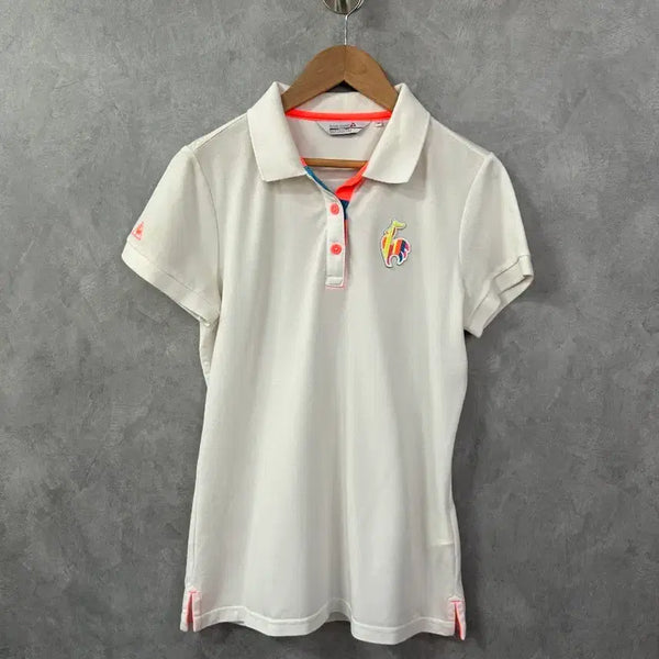[BUNJANG] Le Coq Sportif Short Sleeve Polo Shirt White M / 르꼬끄 스포르티브 반팔 카라티 흰색 M