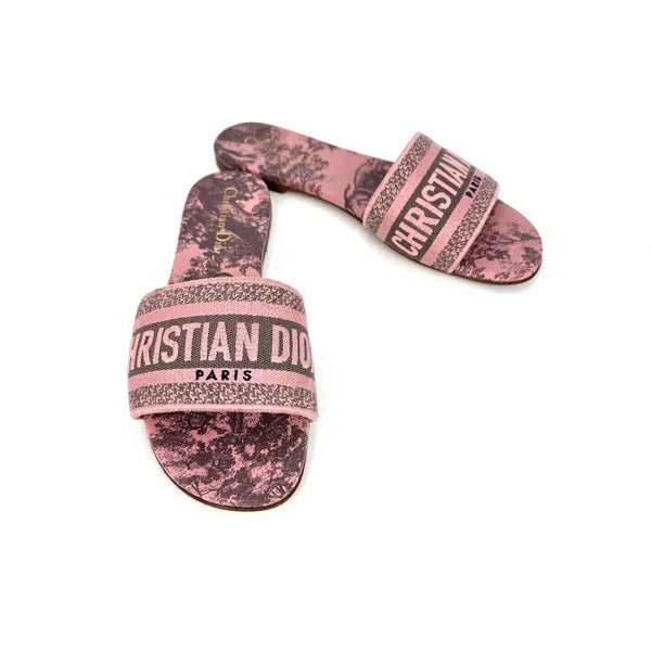 [BUNJANG] Dior Toile de Jouy Dway Mule Slide Slippers / 디올 트왈드주이 디웨이 뮬 슬라이드 슬리퍼 KCQ209TJE