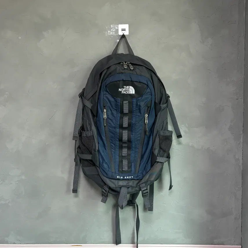 [BUNJANG] The North Face Big Shot Backpack Navy Grey / 노스페이스 빅샷 백팩 네이비 그레이 가방