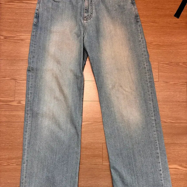 [BUNJANG] Bellye 23S/S True Wide Fit Denim Pants Light Indigo - Size S / 23s/s 벨리에 트루 와이드핏 데님 라이트 인디고_S