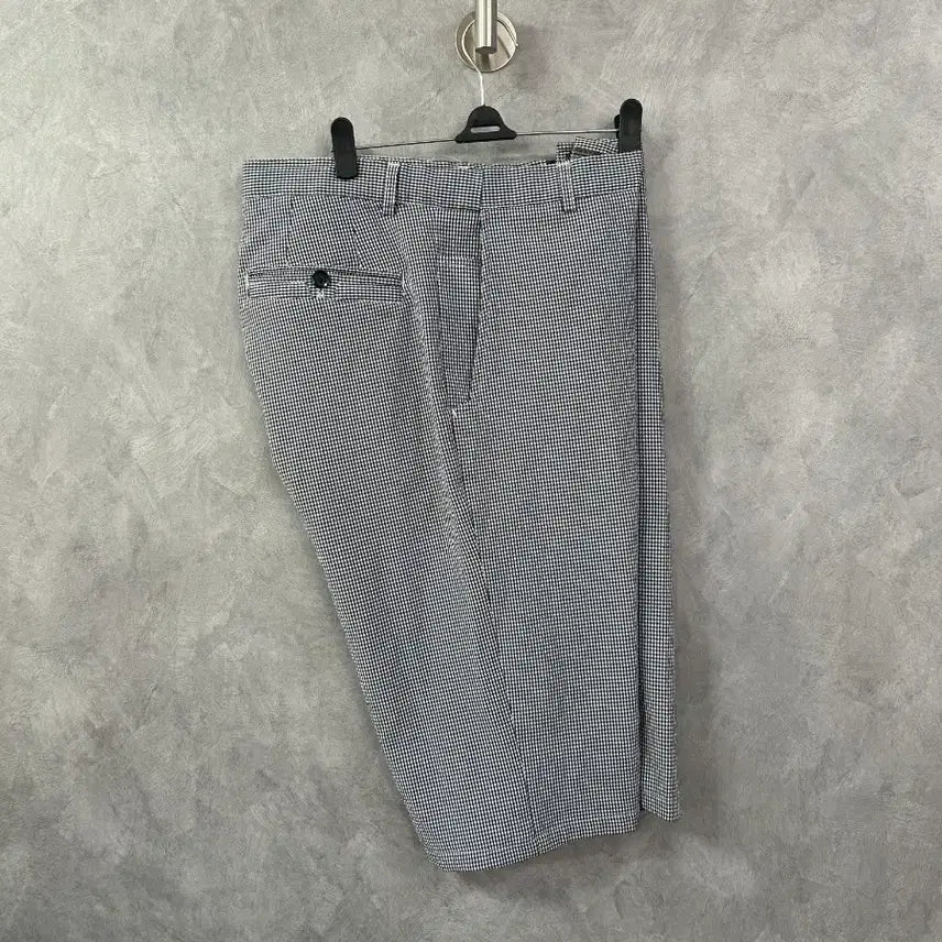 [BUNJANG] Check Pattern Cotton Pants Size 32 / 체크 패턴 면바지 32