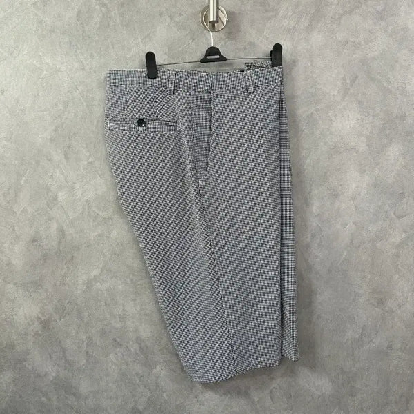 [BUNJANG] Check Pattern Cotton Pants Size 32 / 체크 패턴 면바지 32