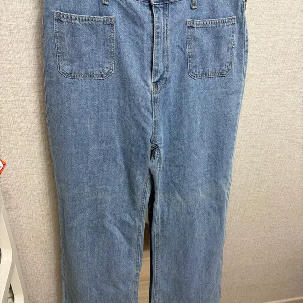 [BUNJANG] Plus Size Wide Leg Jeans / 빅사이즈 와이드청바지