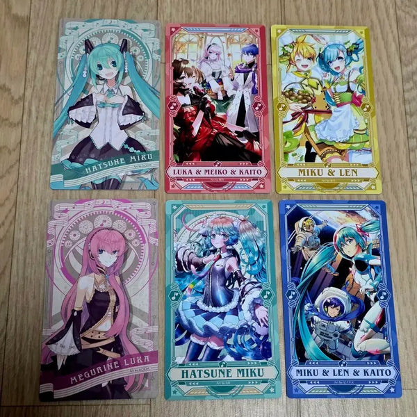 [BUNJANG] Hatsune Miku Character Card Set (6 Types) / 하츠네 미쿠 카드 6종