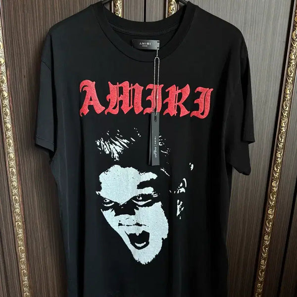 [BUNJANG] Amiri The Lost Boys Short Sleeve T-Shirt Black / 아미리 더 로스트 보이즈 반팔 티셔츠 블랙