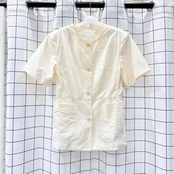 [BUNJANG] The Beigees The Sand Short Sleeve Jacket / 더베이지스 더샌드 반팔자켓
