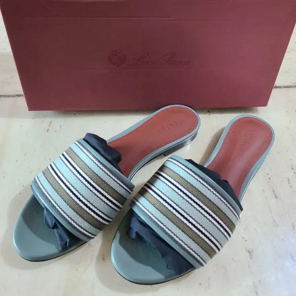 [BUNJANG] Loro Piana Striped Sandals / 로로피아나 스트라이프 샌들
