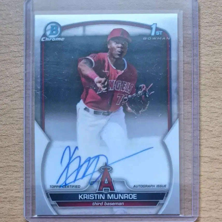 [BUNJANG] 2023 Bowman Draft LA Angels Kristian Montgomery First Edition On-Card Auto / MLB 2023 바우만 드래프트 LA에인절스 크리스틴 먼로 퍼스트 온오토카드 판매합니다.