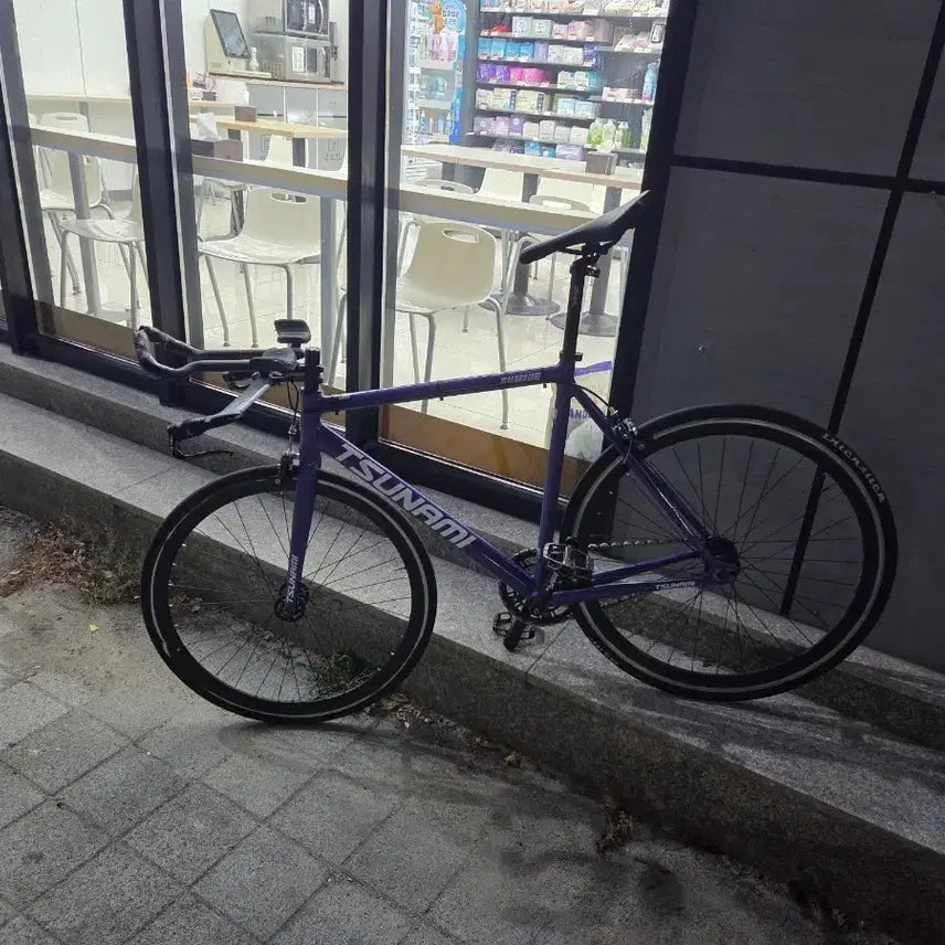 [BUNJANG] Tsunami SNM100 Fixie Bicycle with Front and Rear Brakes / 쓰나미 snm100 픽시자전거 브레이크 장착 완