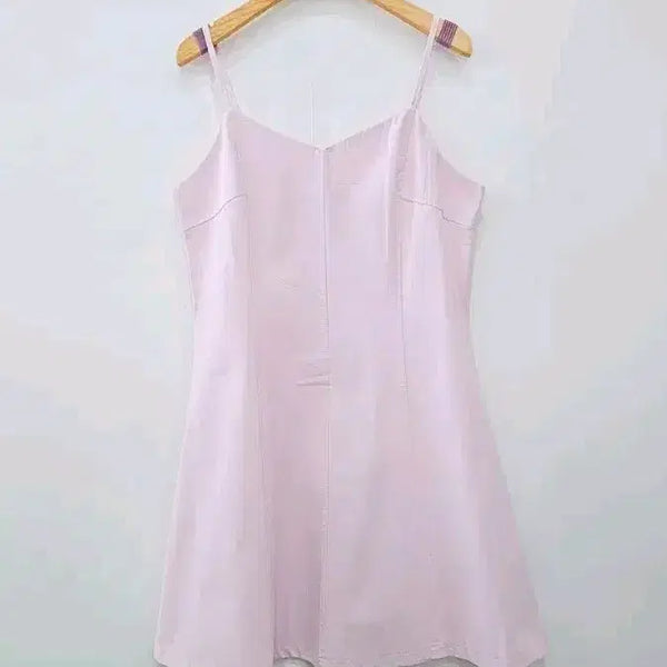 [BUNJANG] Adjustable Strap Mini Dress Pink / 새제품 연핑크 끈원피스