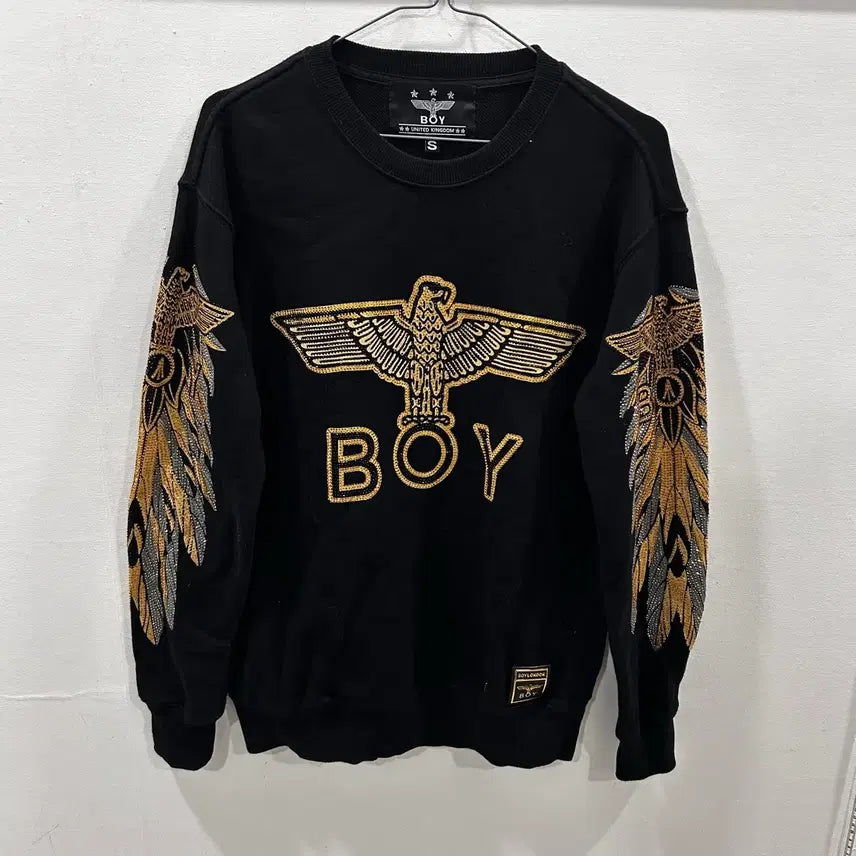 [BUNJANG] Boy London Eagle Embroidered Sweatshirt / 보이런던 이글 맨투맨