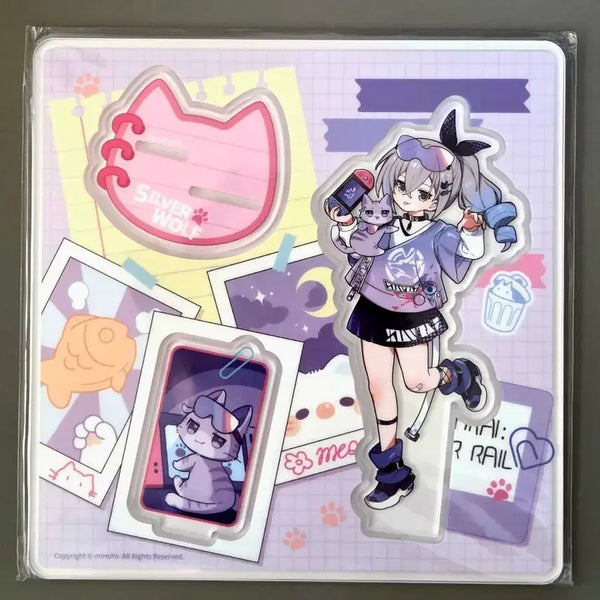 [BUNJANG] Honkai: Star Rail Silver Wolf Tiny Cat Series Acrylic Stand (Sealed) / 미개봉) 붕괴 스타레일 공식 타이니캣 시리즈 은랑 아크릴 스탠드