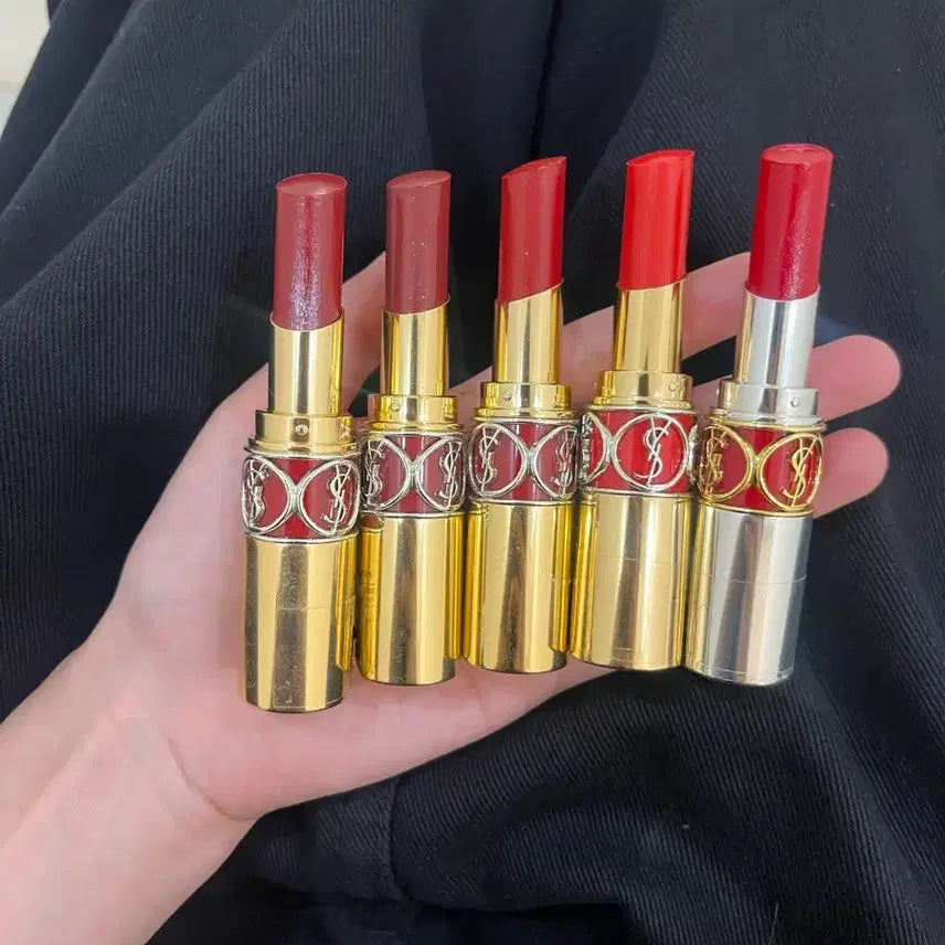[BUNJANG] Yves Saint Laurent Rouge Volupté Shine Lipstick Set / 입생로랑 루쥬 볼륍떼 샤인 립스틱 5개 세트 60000원