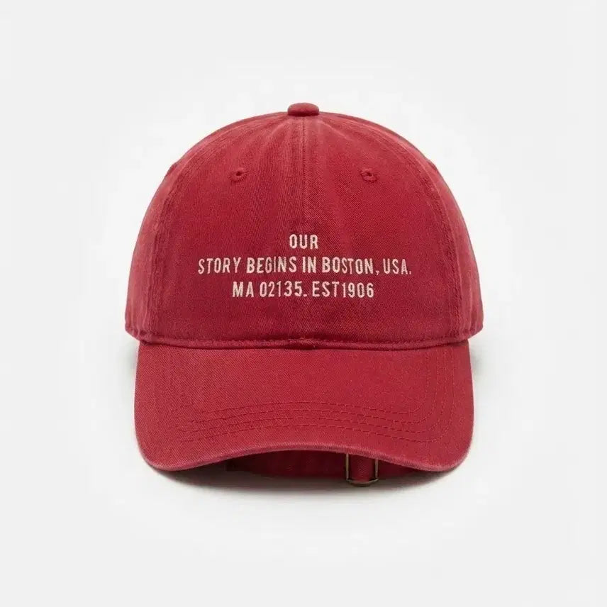 [BUNJANG] New Balance Red Ball Cap / 뉴발란스 레드 볼캡