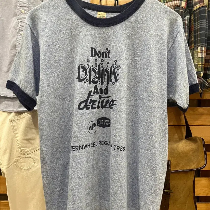 [BUNJANG] Screen Stars 1988 Sternwheel Regatta Ringer T-Shirt / 스크린 스타즈 빈티지 링거 티셔츠