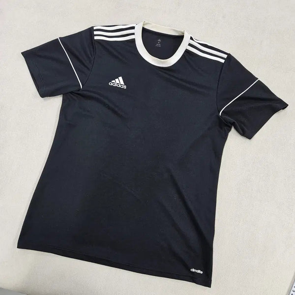 [BUNJANG] Adidas Squadra 17 Black Short Sleeve T-Shirt XL / XL 아디다스  스쿼드라 17 블랙 반팔 티 (얼룩) 0617Y2