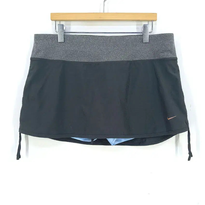 [BUNJANG] Nike Women's Summer Side Shirring String Span Mini Skirt Grey L / 나이키 여성 여름 옆셔링끈 스판 미니스커트 그레이L (HU46277)