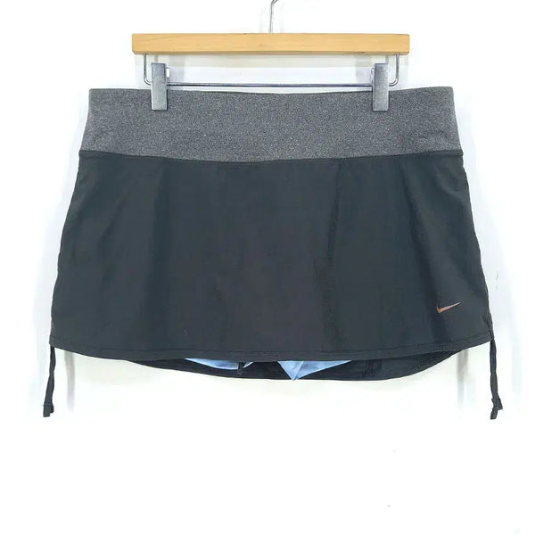 [BUNJANG] Nike Women's Summer Side Shirring String Span Mini Skirt Grey L / 나이키 여성 여름 옆셔링끈 스판 미니스커트 그레이L (HU46277)
