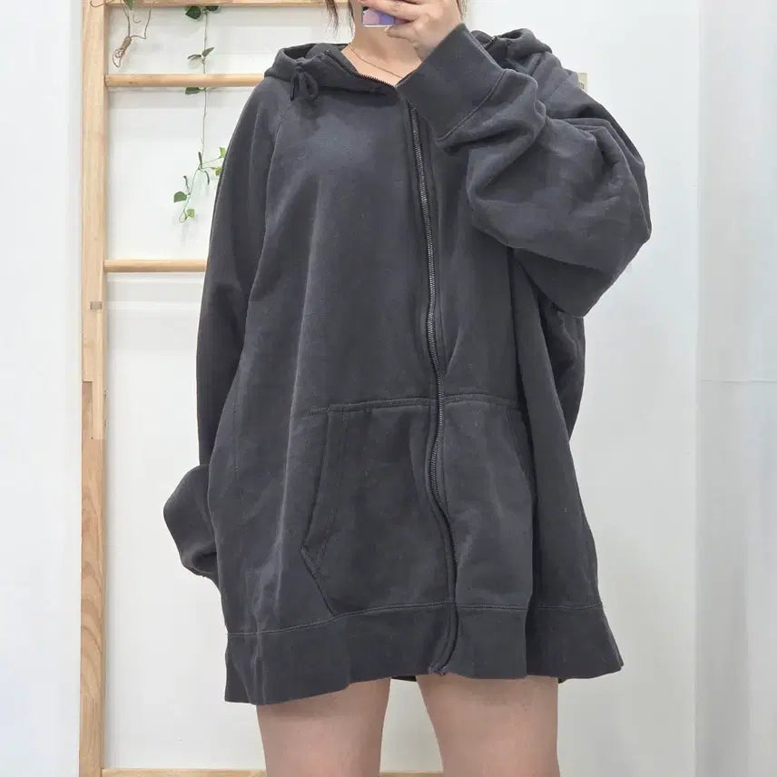 [BUNJANG] Nike Charcoal Hoodie Zip-up XXXL / [프립]2XL/나이키 후드집업 차콜