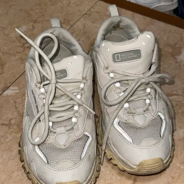 [BUNJANG] National Geographic Trekking Shoes Ivory / 내셔널지오그래픽 운동화 240 IVORY-012