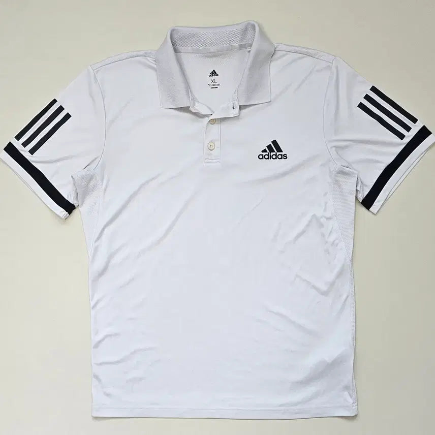 [BUNJANG] Adidas ClimaCool 3-Stripes Performance Polo T-Shirt XL / 아디다스 3선 클라이마쿨 반팔 기능성 카라티 XL