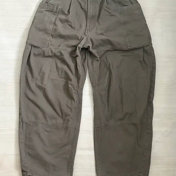 [BUNJANG] Milo Archive Double Round Pants Khaki Brown / 밀로 아카이브 팬츠