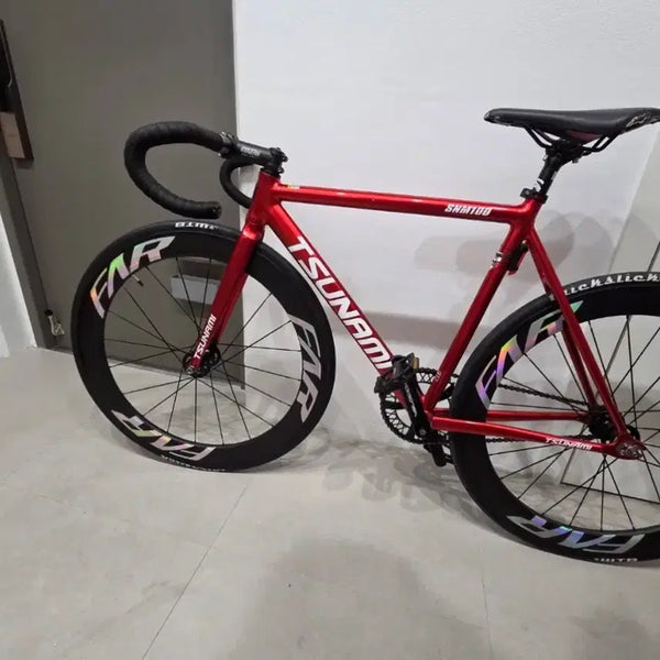 [BUNJANG] Tsunami SNM 100 Red Bicycle Frame / 쓰나미 레드 snm 100