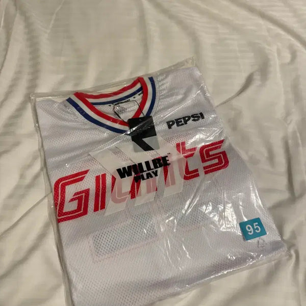 [BUNJANG] Lotte Giants Pepsi Authentic Short Sleeve Hockey Jersey Size 95 / 롯데자이언츠 펩시 유니폼 95사이즈