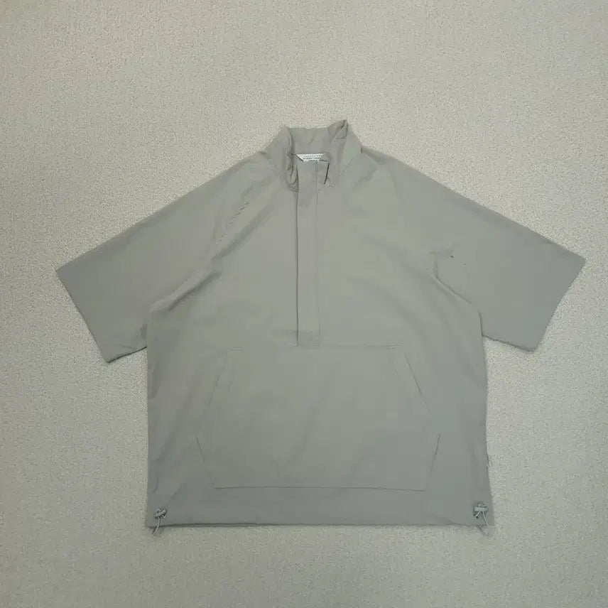 [BUNJANG] LAPA STORE Men's Anorak Half-Zip Short Sleeve Windbreaker / (M)라퍼지스토어 남자 아노락 반집업 반팔 바람막이 W4531