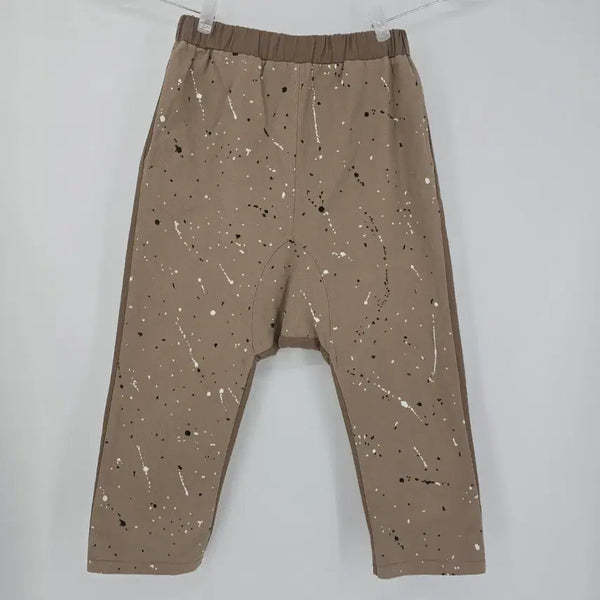 [BUNJANG] Antiqua Paint Splatter Baggy Pants (Brown) / antiqua 페인트 스플래터 배기 팬츠 (브라운)