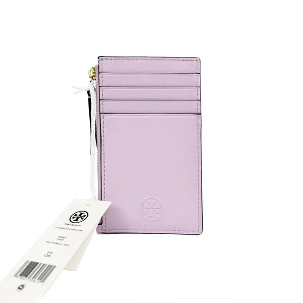 [BUNJANG] Tory Burch Leather Card Holder Light Purple / 토리버치 카드지갑
