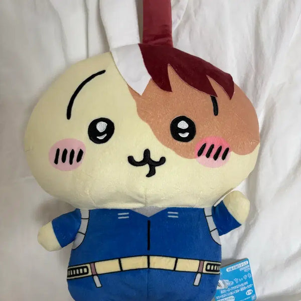 [BUNJANG] My Hero Academia x Chiikawa Usagi Todoroki Large Plush Doll (30cm) / 나히아 치이카와 먼작귀 우사기 토도로키 대형 인형 정품
