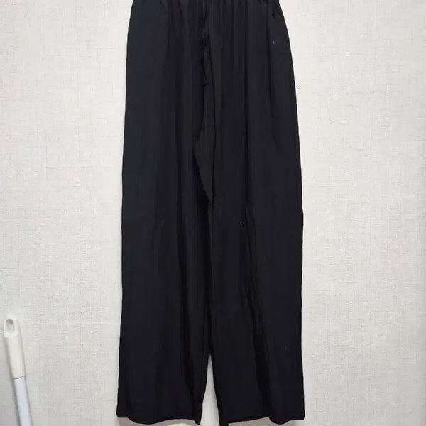 [BUNJANG] Black Wide Pants / 블랙 와이드 팬츠