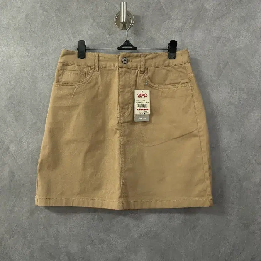 [BUNJANG] Spao Beige Denim Skirt / 스파오 베이지색 데님 스커트 92A