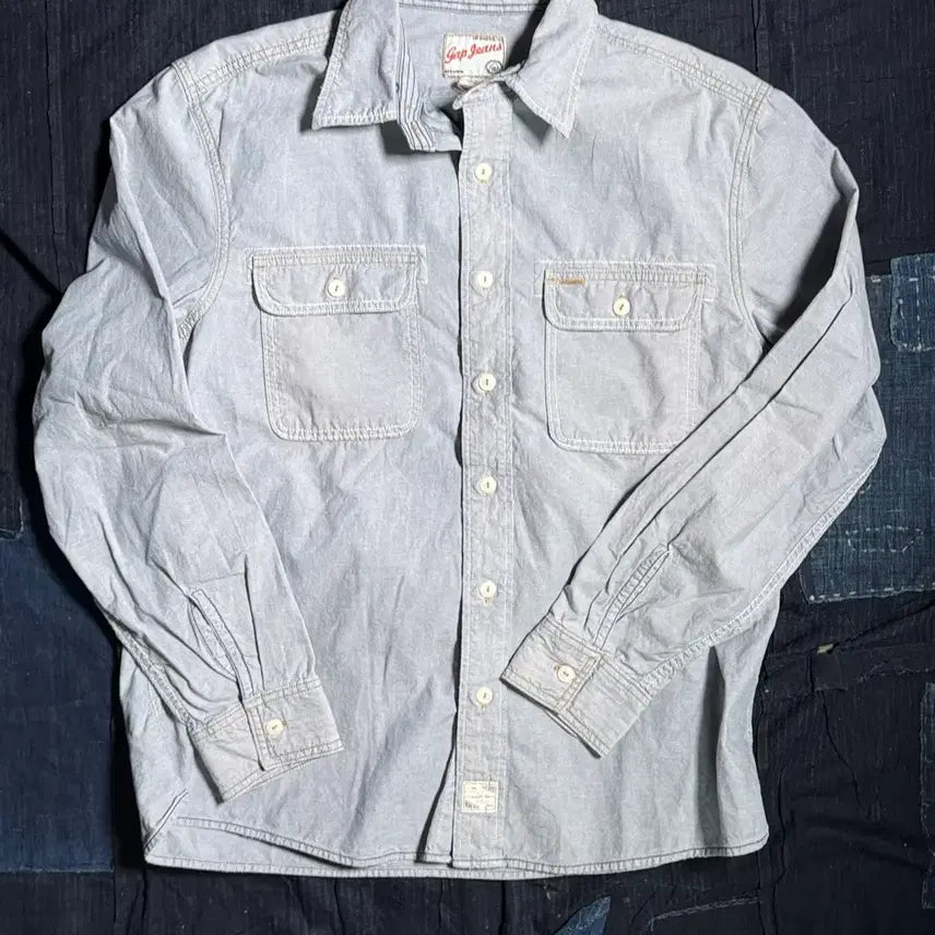 [BUNJANG] Old Gap Chambray Work Shirt L (90s) / 90s 올드갭 샴브레이 워크 셔츠 L