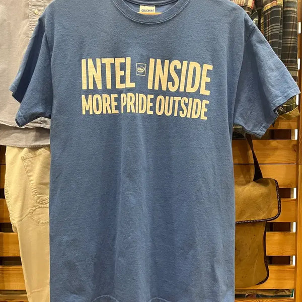 [BUNJANG] Intel Promotional T-Shirt Royal Blue M / 인텔 프로모셔널 티셔츠