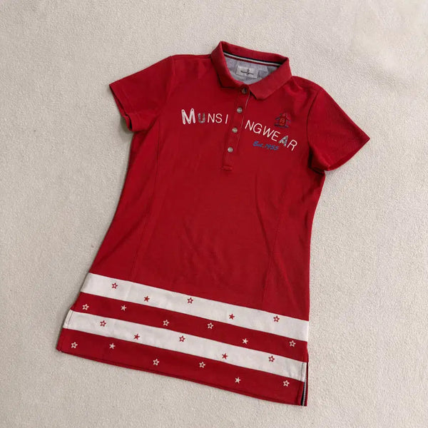 [BUNJANG] Munsingwear Women's Short Sleeve Blouse 0701T / M 먼싱웨어 여성 반팔 블라우스 0701T