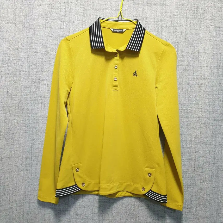 [BUNJANG] Beanpole Golf Women's Long Sleeve Polo Shirt Size 90 / 빈폴 골프 레이디 카라 긴팔티셔츠 90