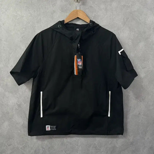 [BUNJANG] NFL Team Apparel Windbreaker Black Size 100 / NFL 팀 어패럴 바람막이 블랙 100
