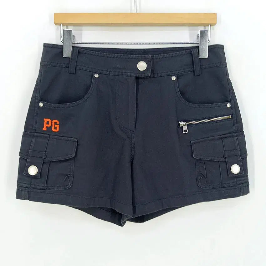 [BUNJANG] Pargates Women's Summer Light Span Shorts Navy / 파리게이츠 여성 여름 약스판 숏팬츠 네이비63 (HU46280)