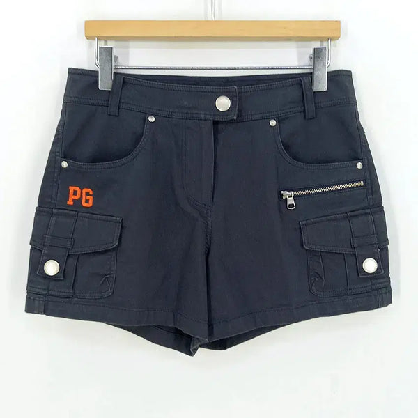 [BUNJANG] Pargates Women's Summer Light Span Shorts Navy / 파리게이츠 여성 여름 약스판 숏팬츠 네이비63 (HU46280)