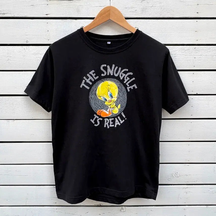 [BUNJANG] Looney Tunes Tweety Short Sleeve T-Shirt / Looney tunes 루니툰즈 트위티 반팔 티셔츠