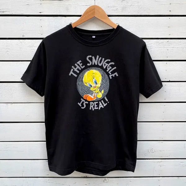 [BUNJANG] Looney Tunes Tweety Short Sleeve T-Shirt / Looney tunes 루니툰즈 트위티 반팔 티셔츠