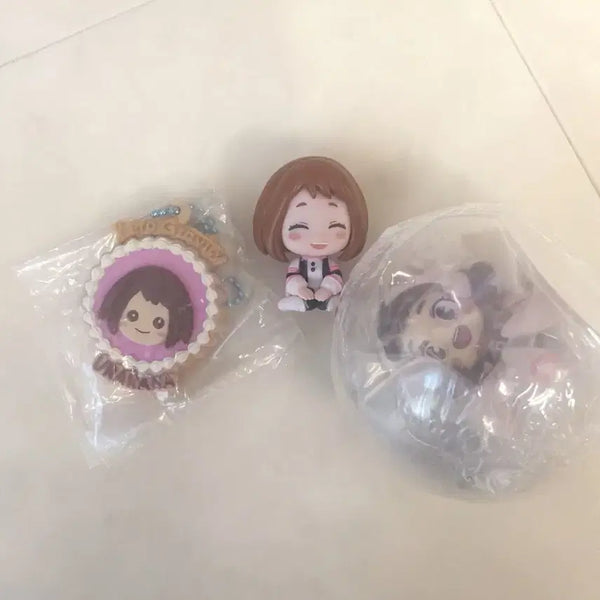 [BUNJANG] Ochakochako Ochaco Cookie Charm & Onemutan Figure Bundle / 우라라카 쿠키참 오네무탄 가챠 일괄