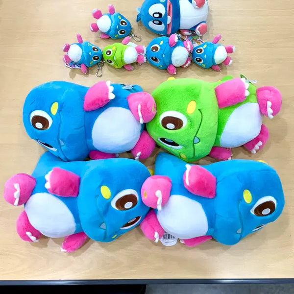 [BUNJANG] Bubble Bubble Dinosaur Plush Keychain Set / bubblebubble보글보글버블보블버블보블 공룡 인형뽑기 가방열쇠고리 키링 세트 일괄