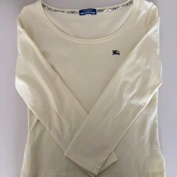 [BUNJANG] Burberry Blue Label Vintage 3/4 Sleeve T-Shirt / 빈티지 버버리 블루라벨 칠부티