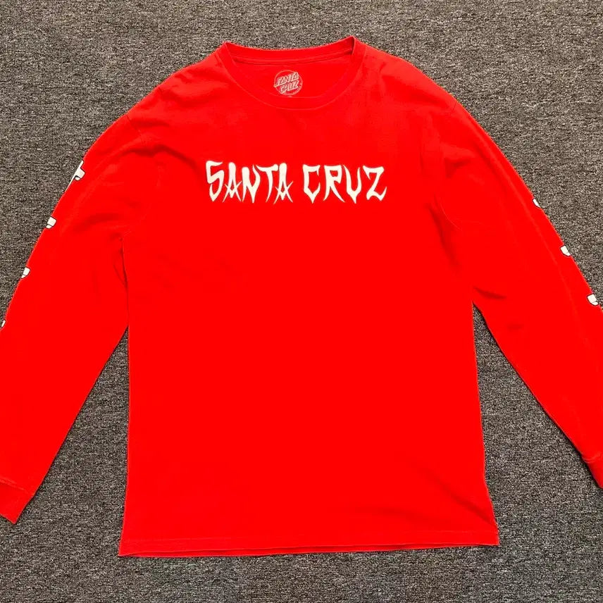 [BUNJANG] Santa Cruz Long Sleeve Red XL / [105] 산타크루즈 롱슬리브 레드 XL