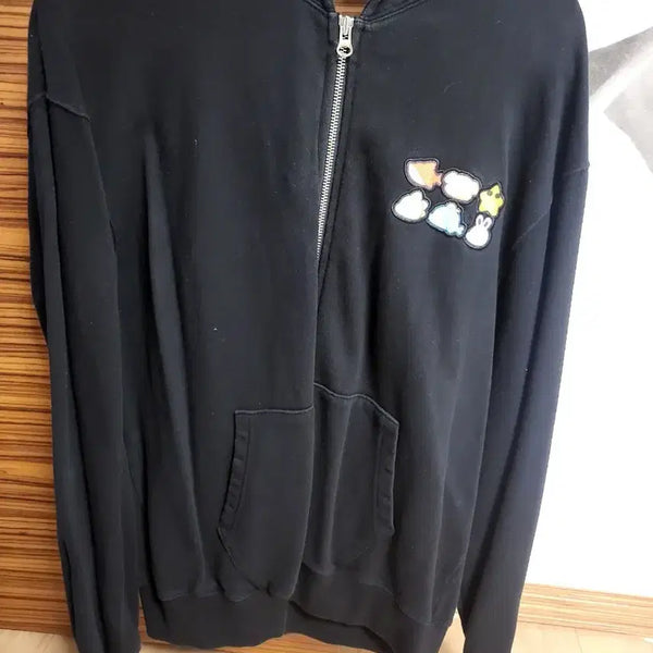 [BUNJANG] DDLE TIP Jamttal Pixely 10th Anniversary Embroidered Hoodie S / 뜰팁 잠뜰 픽셀리 10주년 자수 후드집업 S 원가이하